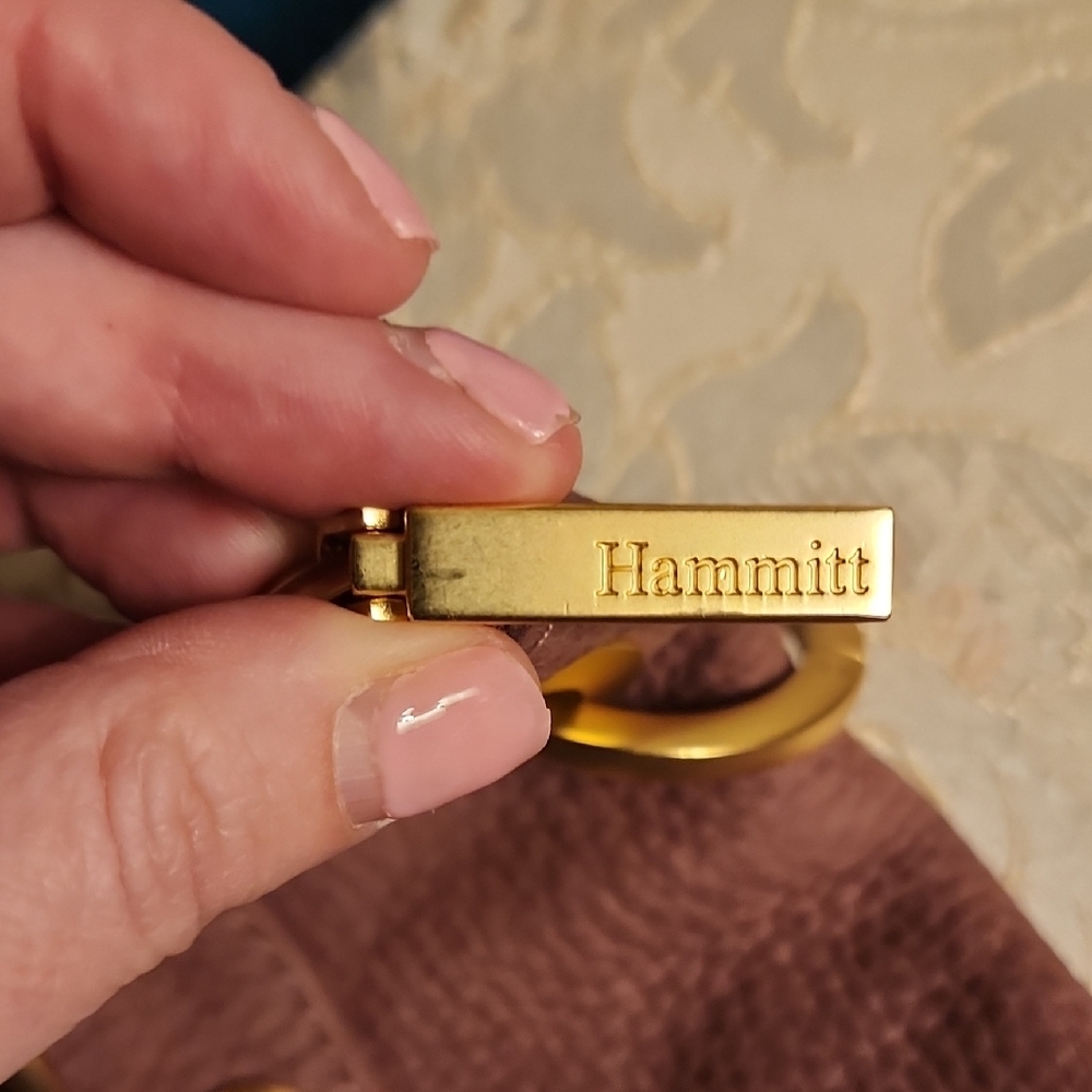 Hammitt Daniel Medium Mauve Rose Pink Gold Accents Euc 2020 - Picture 7 of 16